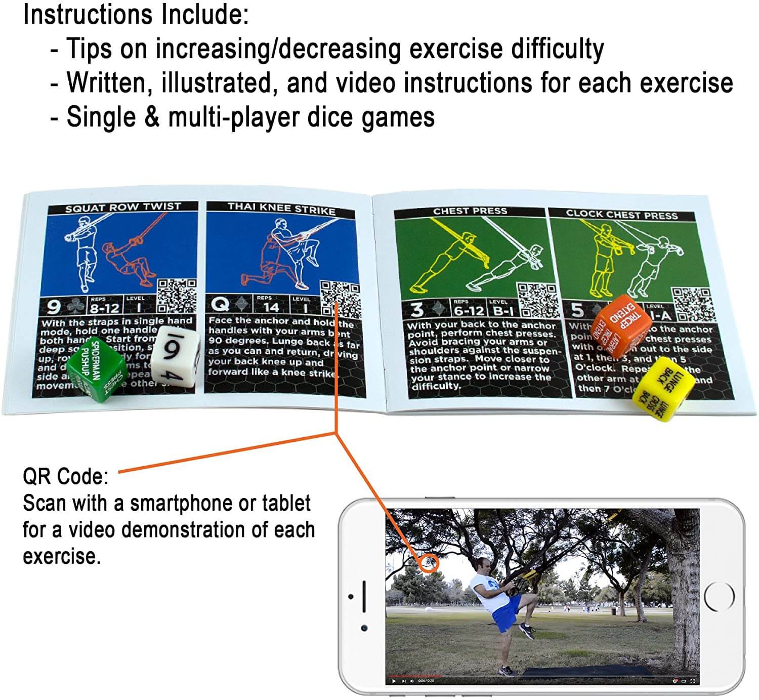 Suspension Exercise Dice Stack 52 - Stack 52